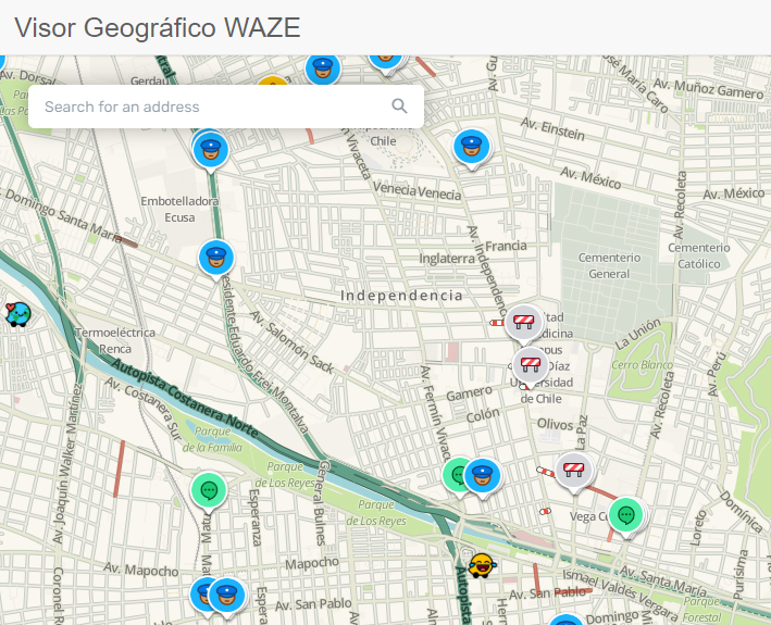 Visor Waze